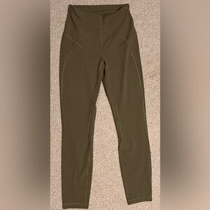 Lululemon Athletica Olive Green Leggings